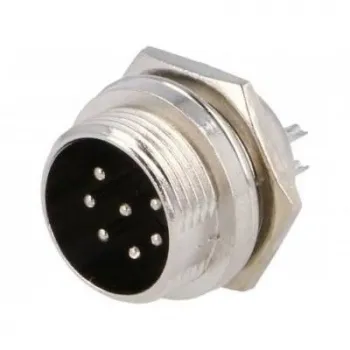 Mike Konnektör 7-Pin 12mm - Erkek
