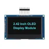 2.42 128x64 SSD1309 OLED LCD Ekran - Mavi