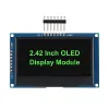 2.42 128x64 SSD1309 OLED LCD Ekran - Yeşil