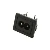 IEC320 C8 Erkek Power Soketi 90 Derece