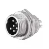 Mike Konnektör 6-Pin 12mm - Erkek