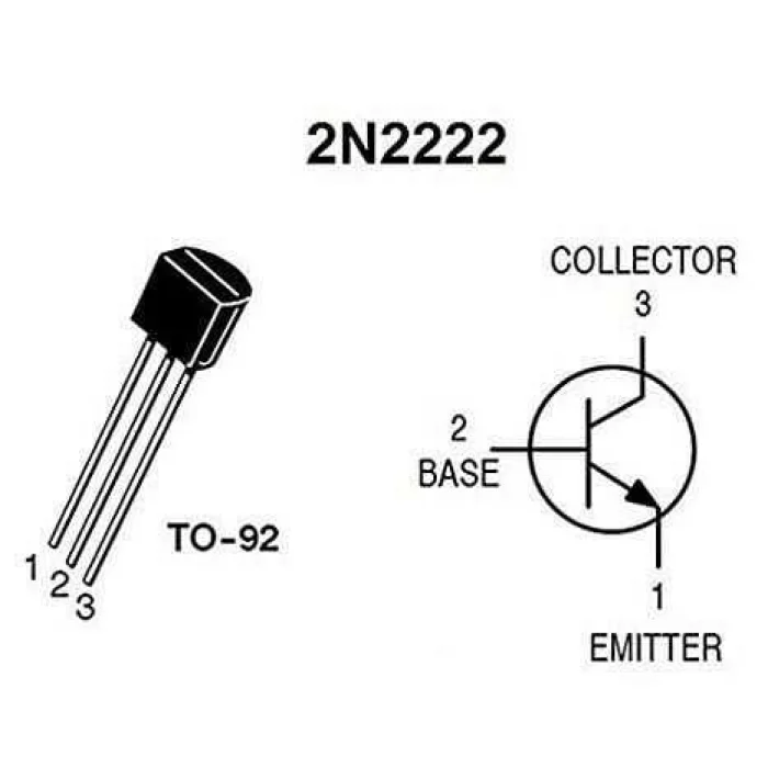 2N2222 - TO92 NPN Transistör