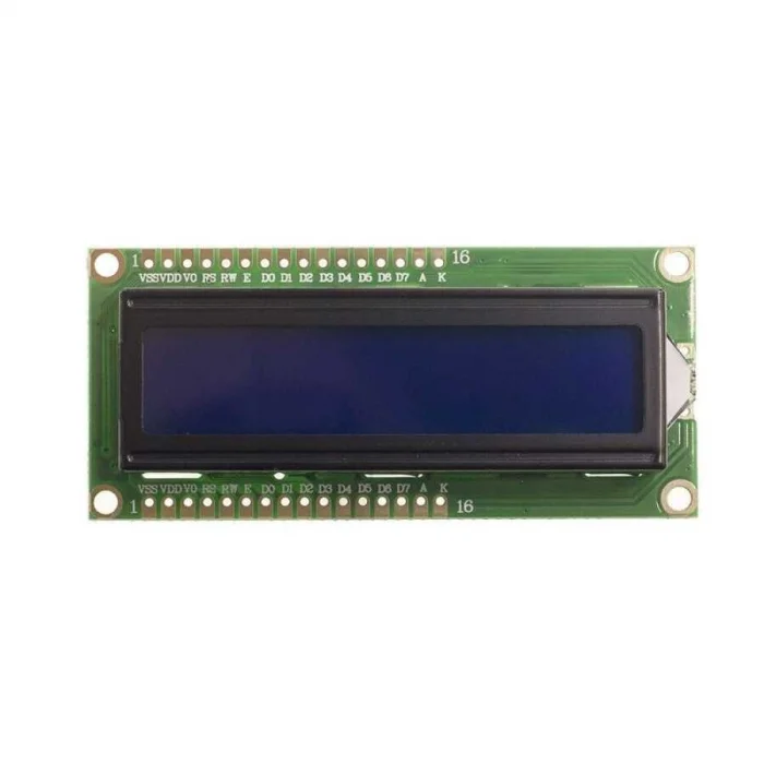 2X16 Lcd Display Çift Taraflı - Mavi