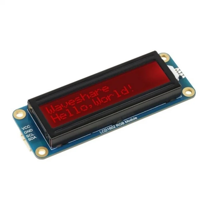 2X16 RGB LCD Display - I2C Bus