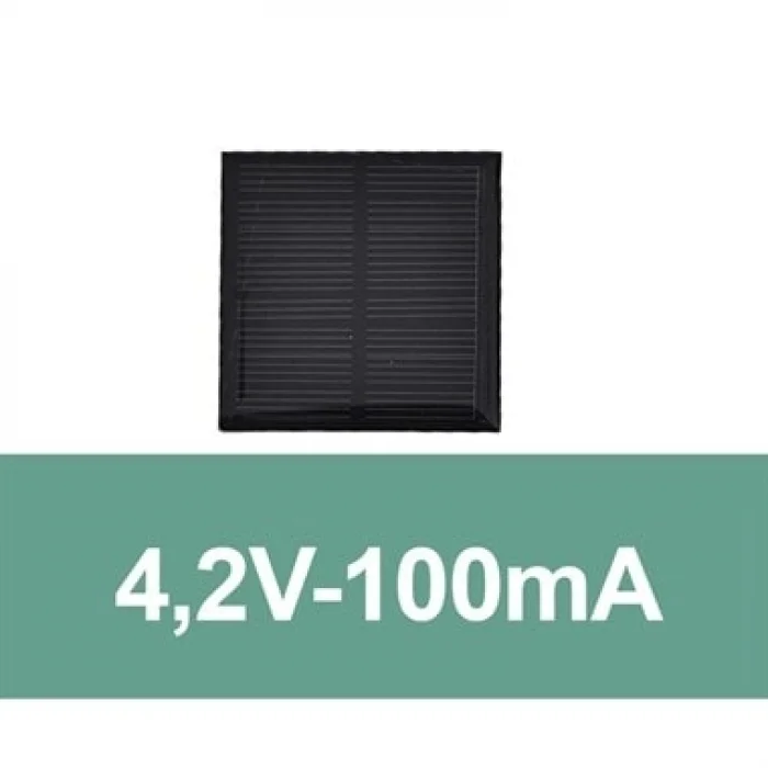 4,2V-100mA Güneş Paneli (Solar Panel) 60x60mm