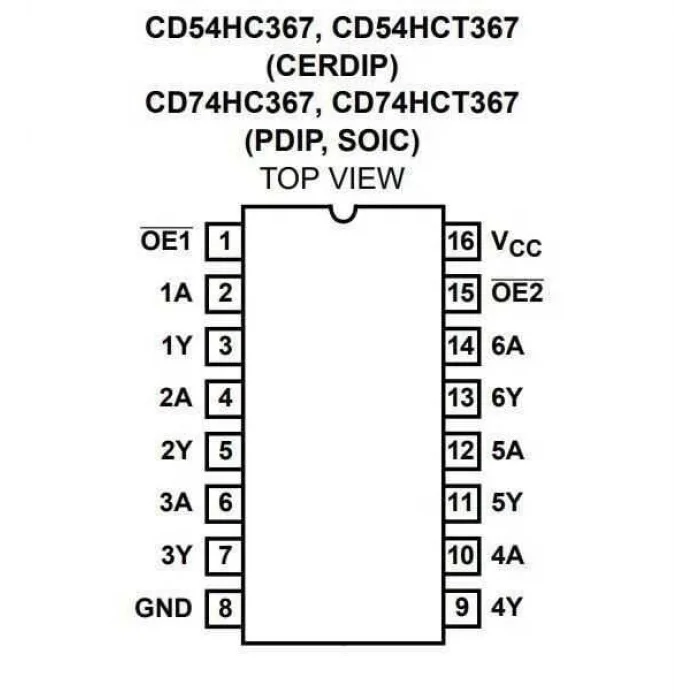 74HC367 SMD Entegre