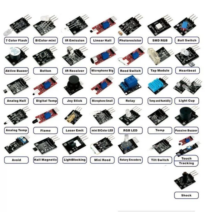 Arduino Uyumlu Sensör Seti (37 Adet)