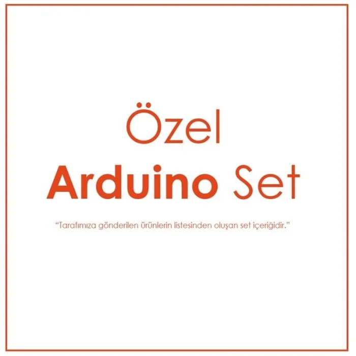 Arduino Tabanlı Burdur Özel Set