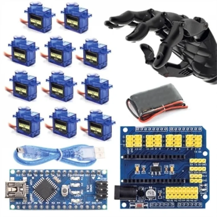 Combo Biyonik Robot El - Full Kit