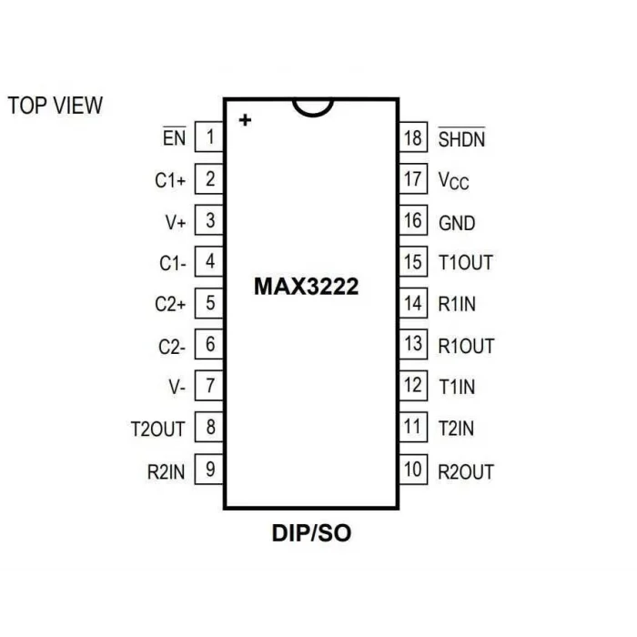 MAX3232ESE+ SOIC-16 SMD Entegre