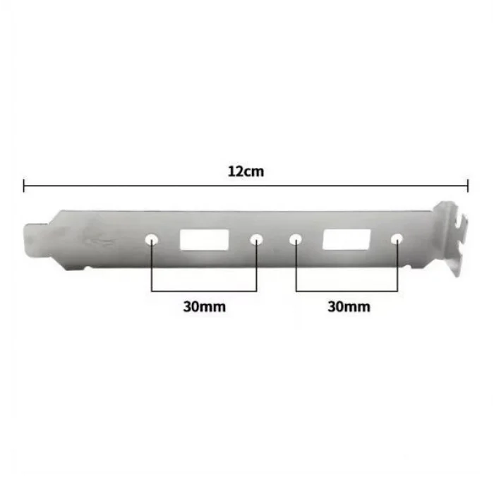 PCI Arka Panel Braketi - 2X Tekli USB Uyumlu