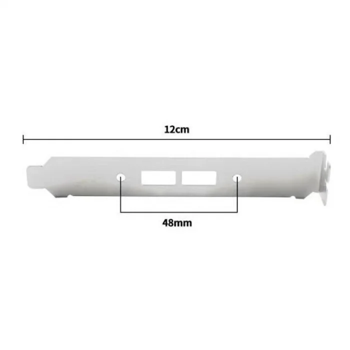 PCI Arka Panel Braketi - Çift USB Uyumlu