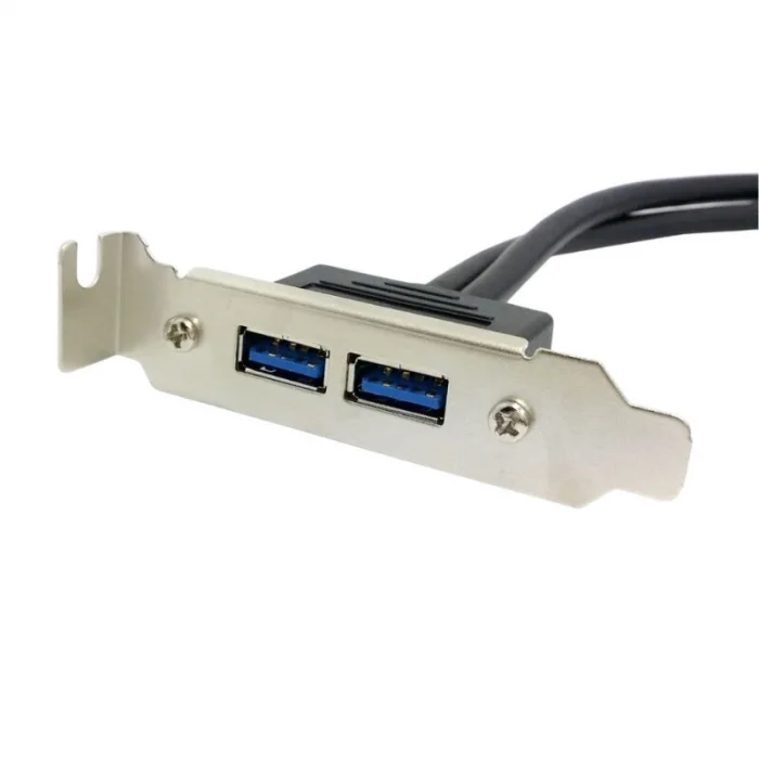 PCI Arka Panel Kısa Braket - Çift USB Uyumlu
