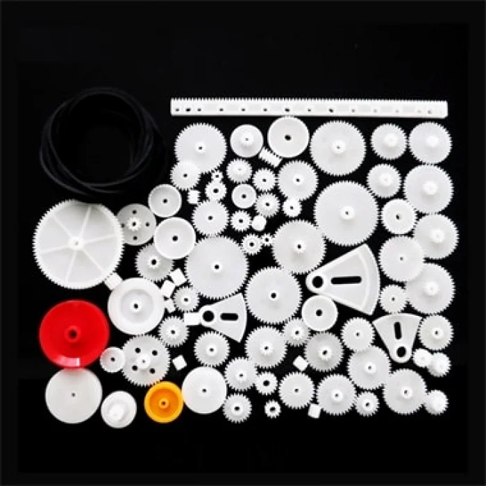 Plastik Dişli Seti DIY (80 Parça)