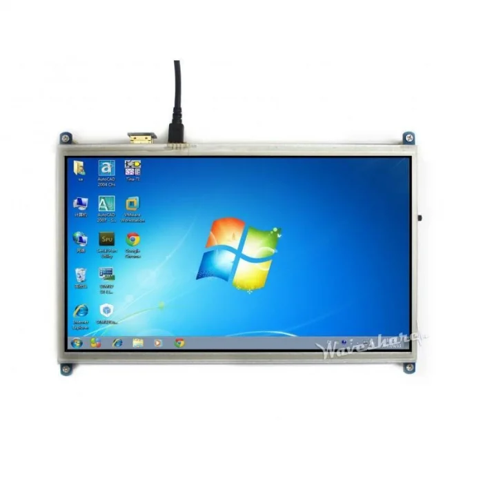 Raspberry Pi 10.1 1024x600 HDMI Dokunmatik
