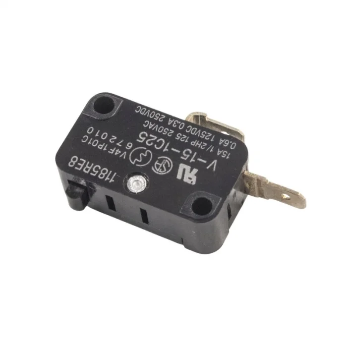 V-15-1C25 Micro Switch 2-Pin - Siyah