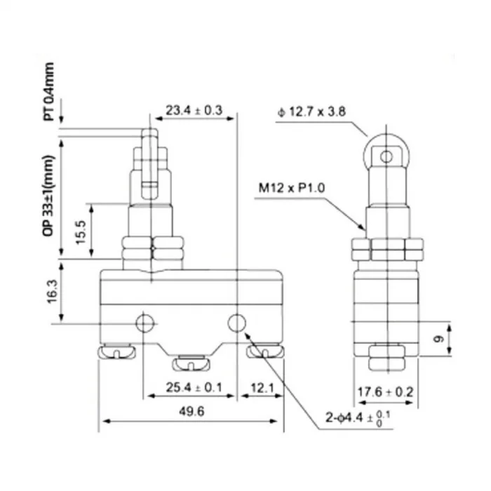 Z-15GQ21-B Micro Switch 3-Pin