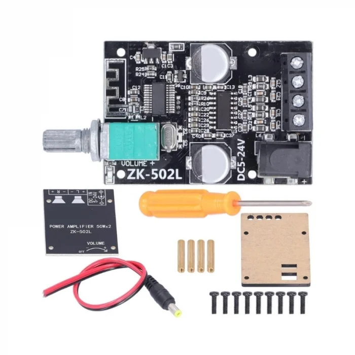 ZK-502L 2x50W 5.0 Bluetooth Amfi Devresi