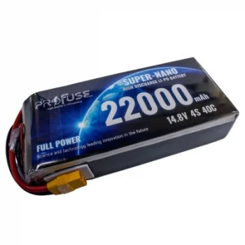 14,8V 4S 22000mAh 65C Lipo Batarya