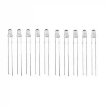 3mm Şeffaf Beyaz LED