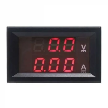 DC 100V 10A Voltmetre - Ampermetre Panel Tipi