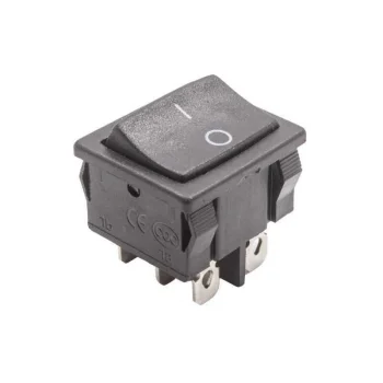 KCD4-602 ON-OFF Switch 6 Pin Siyah