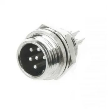 Mike Konnektör 5-Pin 12mm - Erkek