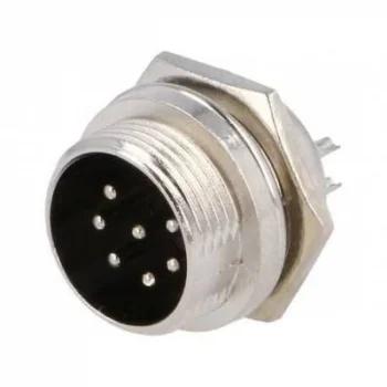 Mike Konnektör 7-Pin 12mm - Erkek