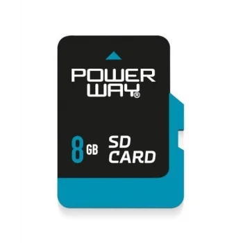 Powerway 8GB MicroSD + SD Adaptörü