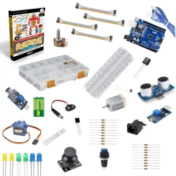 Arduino Tabanlı Başlangıç Seti 26 Parça 85 Adet (Scratch ile)
