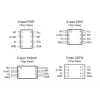 24C08 - DIP8 EEPROM Entegresi