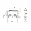 KW4A Micro Switch 3-Pin