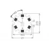 Power Led PCB Alüminyum