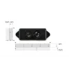 TFmini-S ToF Tek Noktalı LiDAR Mesafe Sensörü (12m, UART / I2C)