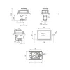 ZCD-02B 5-Pin Elektromanyetik Switch