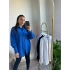 Oversize Poplin Gömlek Saks