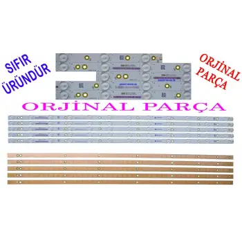 Philips, 43PUS6501/12 , 43PUS6101/12 , 43PUS6201/12, 43PUS7202, 43PUS6551, LED BAR TAKIMI, ORJİNALİ PHILIPS, LB43014, GJ-2K16-430-D512-V4