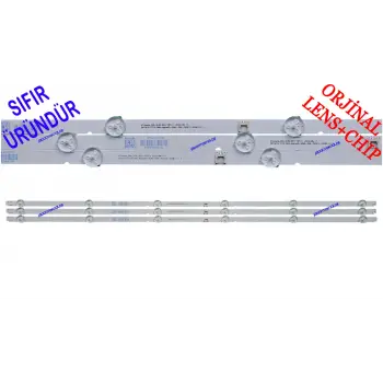 ARÇELİK, A43D695B,  A43K586, A43K694G, A43D697B, BEKO, B43D695B, B43K586, B43K694G, B43D697B, GRUNDIG, 43GHF6000B, 43GHF6500B, 43GHF6900B, 43GLGC6, 43GJF6000B, 43GJF6900B, LED BAR, BACKLIGHT, PANEL LEDLERİ