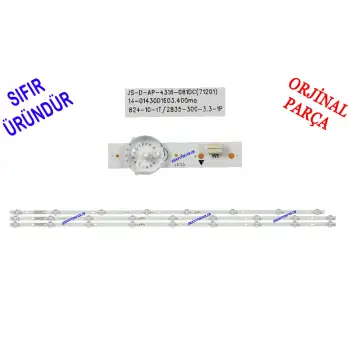 JS-D-AP4316-081DC - 9 Ledli, JS-D-AP4316-081DC/JS-D-AP4316-091DC Suitable For Senko LY430-DH01W 43A16B LMDS430D16C-07