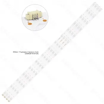 JVC, LT-42C550, LED BAR, LED42D15-01(A), LED42D15-01(C) 3034201520V LED43D15-01