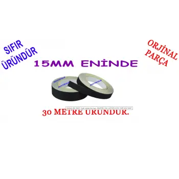 KUMAŞ, BEZ, BANT, Siyah asetatlı bez bant, 30METRE, 1.5CM, ACETATE CLOTH TAPE 15 3OMT