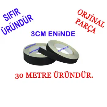KUMAŞ, BEZ, BANT, Siyah asetatlı bez bant, 30METRE, 3CM, ACETATE CLOTH TAPE 3CM 3OMT