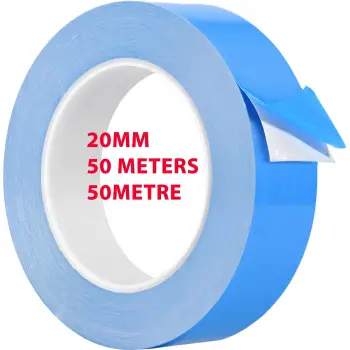 LED BAR, LED İÇİN ÇİFT TARAFLI TERMAL BANT, 20MM - 50METRE , BLUE, MAVİ, THERMAL, ISI TRANSFER BANTI