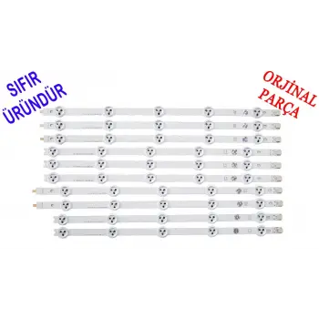 LG 42 ROW2.1, LG 42LA620S, 42LA613S, 42LN575S, 42LN577S, 42LN5400 SIFIR LED BAR TAKIM 10ADET 6916L-1412A, 6916L-1214A, 6916L-1385A, 6916L-1318A, 6916l-1338A, 6916L-1519A