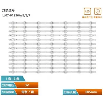 SAMSUNG , LH55UDEBLBB/GO RS01, Arçelik, UD55E-B, LED BAR, BACKLIGHT, SVS550AF3 , LTI550HN11, LJ07-01236B, LJ07-01236A