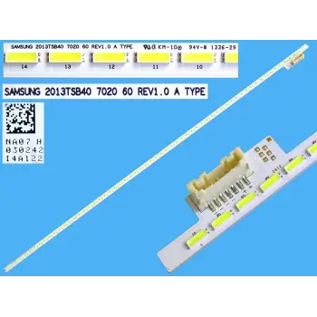 TOSHIBA 40L5333D, LED BAR, BACKLIGHT, PANEL LEDLERİ, SAMSUNG, 2013TSB40 7020 60 REV1.0 B TYPE
