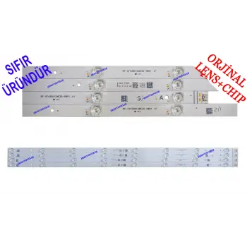 TOSHIBA, 43UL4C63D, 43UA4D63DT, VESTEL, 43UA9600, 43U9700, PANEL LEDLERİ, LED BAR, BACKLIGHT, RF-CF430012BE30-0801, RF-CF430012AE30-0801, 30106500, 30106501, 30106499 , 30106497