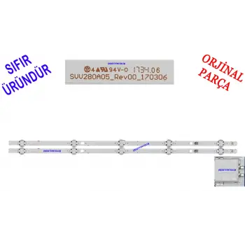 VESTEL 28HD5400 LED BAR, REGAL 28R4010H LED BAR, SVV280A05_REV00_170306, 52.6 Cm 5 Ledli BACKLIGHT