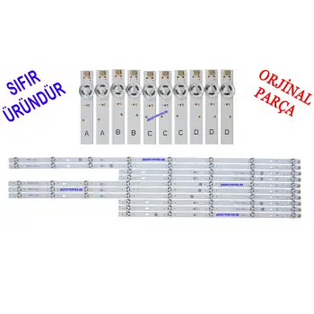 VESTEL 65U9500, 65U9400, 65UL9500, REGAL 65R7540UA, 65R7540UB, HITACHI 65HT8060UD LED BAR, JL.D65081330-078ES-M_V01, JL.D65081330-078GS-M_V01, JL.D65081330-078HS-M_V01, JL.D65081330-078FS-M_V01, LED BARVES650QNTS-2D-N4