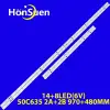 TCL, 50C633, 50C634, 50C635, 50C636, 50C637, 50C716, LED BAR, BACKLIGHT, 50C635-ZX3030A-2X14YH 50C635-ZX3030B-2X8YH-20211006